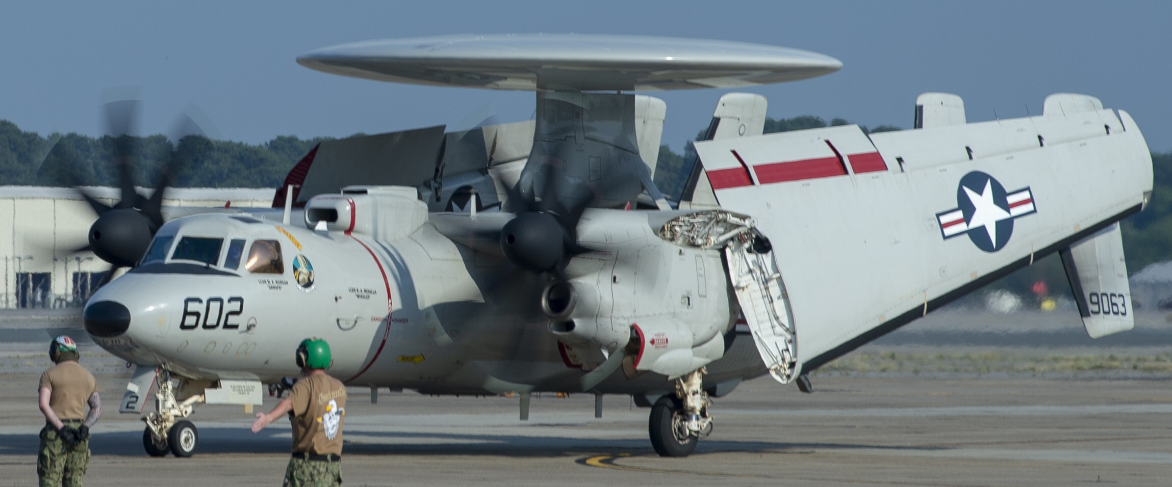 vaw-126 seahawks airborne command control squadron e-2d advanced hawkeye returning norfolk naval station virginia 2020 96