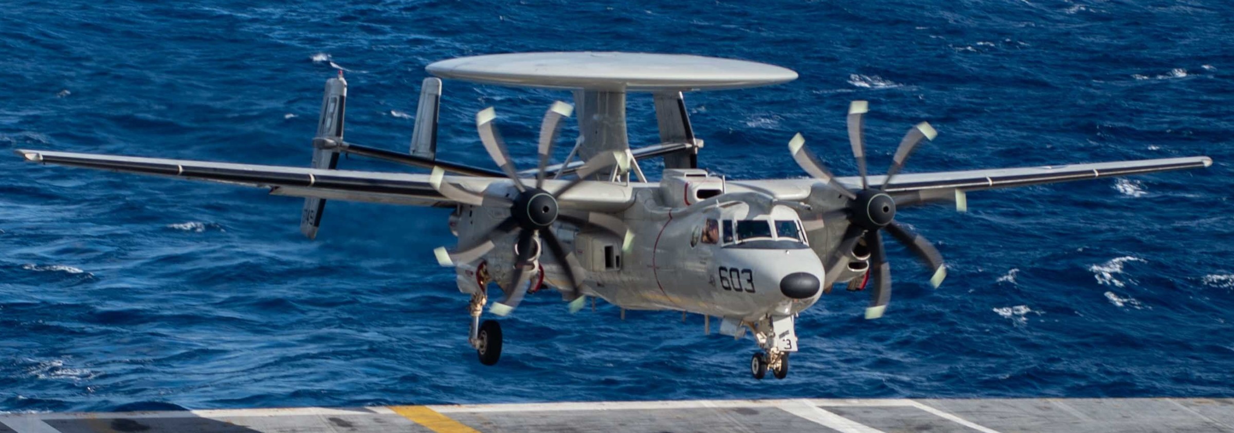 vaw-126 seahawks airborne command control squadron e-2d advanced hawkeye cvw-1 cvn-75 uss harry s. truman 2021 100