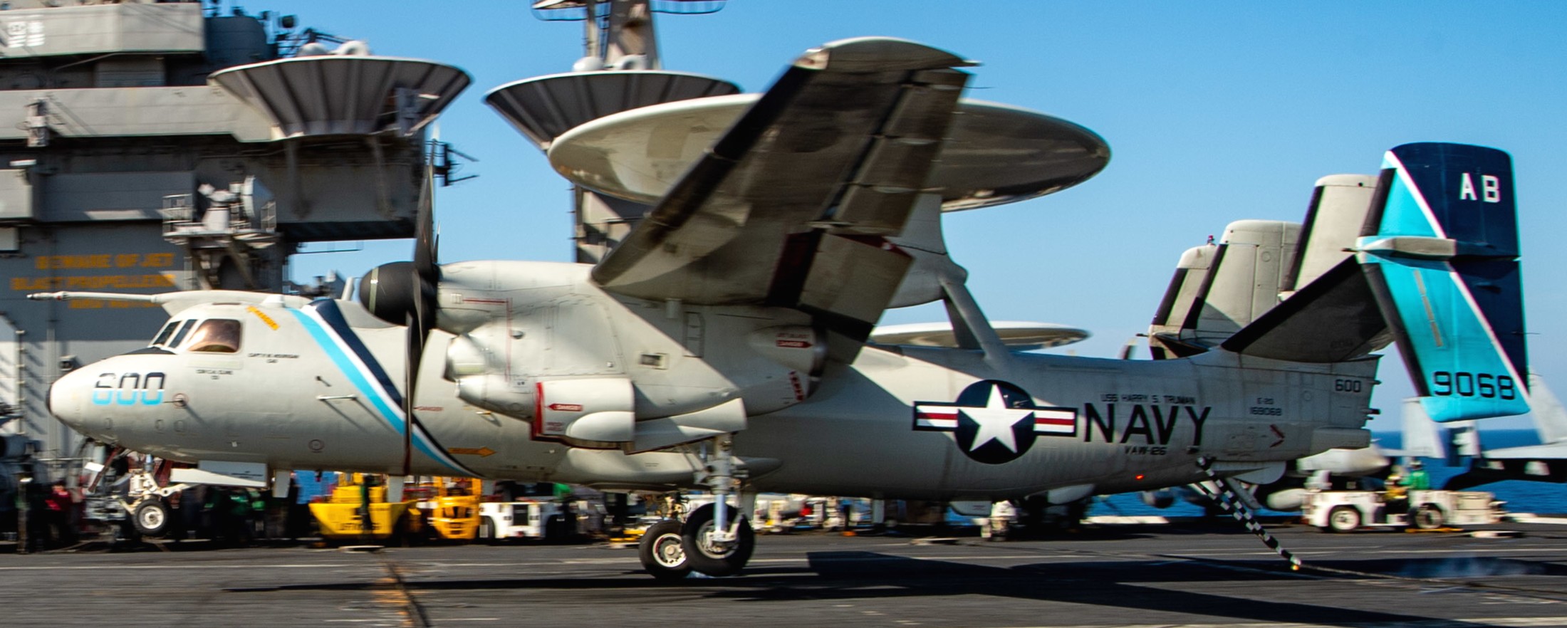 vaw-126 seahawks airborne command control squadron e-2d advanced hawkeye cvw-1 cvn-75 uss harry s. truman 104