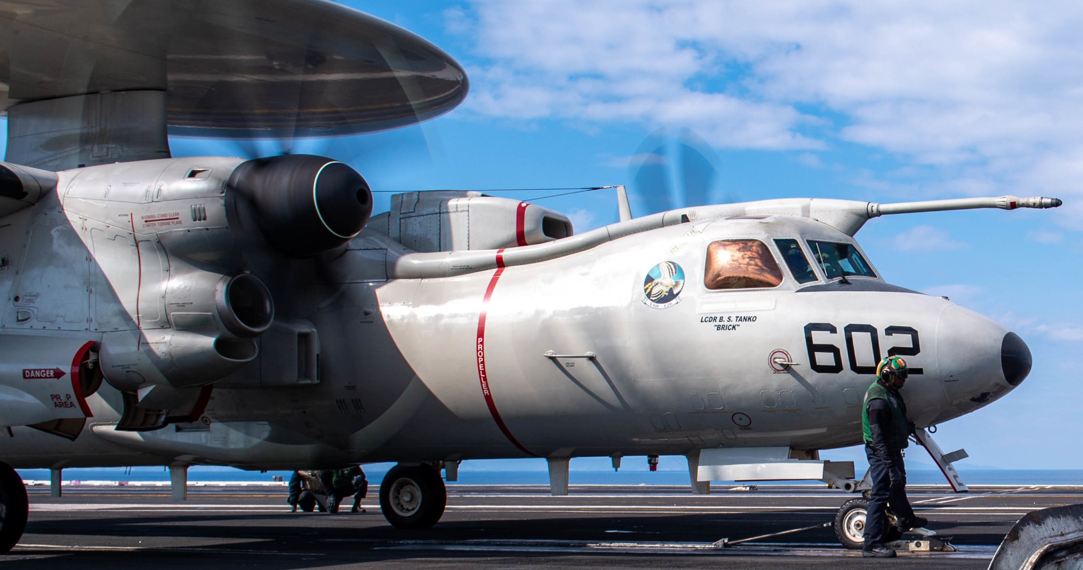 vaw-126 seahawks airborne command control squadron e-2d advanced hawkeye cvw-1 cvn-75 uss harry s. truman 107