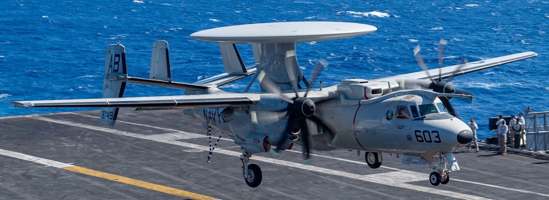 vaw-126 seahawks airborne command control squadron e-2d advanced hawkeye cvw-1 cvn-75 uss harry s. truman 112