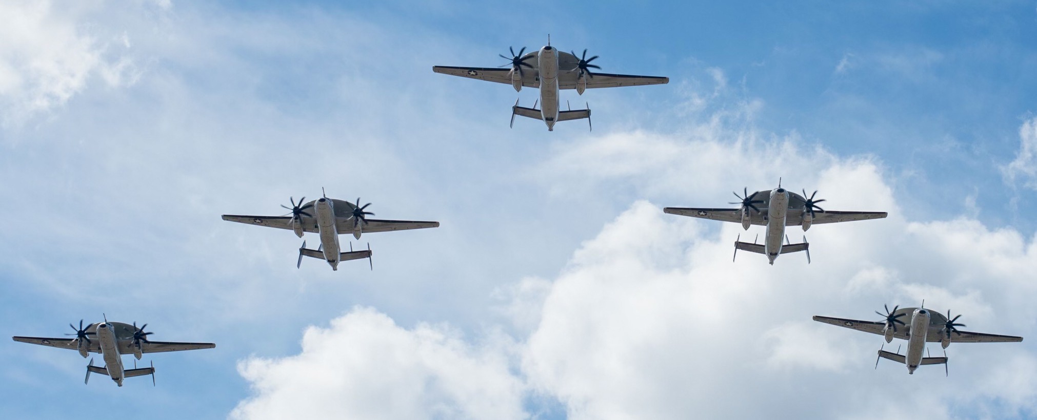 vaw-126 seahawks airborne command control squadron e-2d advanced hawkeye returning naval station norfolk 2022 114