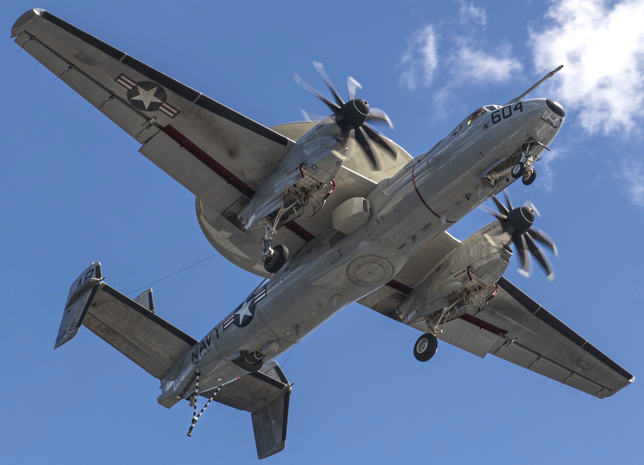 vaw-126 seahawks airborne command control squadron e-2d advanced hawkeye aerial refueling cvw-1 cvn-75 uss harry s. truman 17