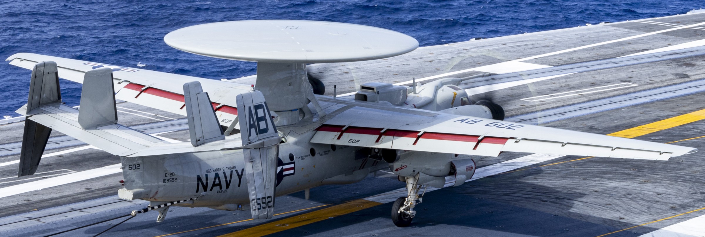 vaw-126 seahawks airborne command control squadron e-2d advanced hawkeye cvw-1 cvn-75 uss harry s. truman 121