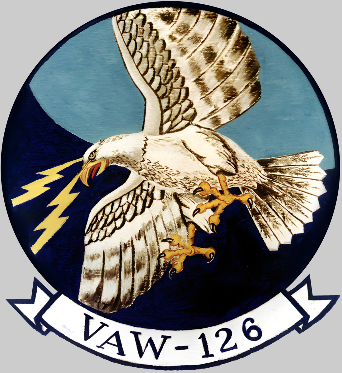 vaw-126 seahawks insignia crest patch badge airborne command control squadron e-2d advanced hawkeye 02x