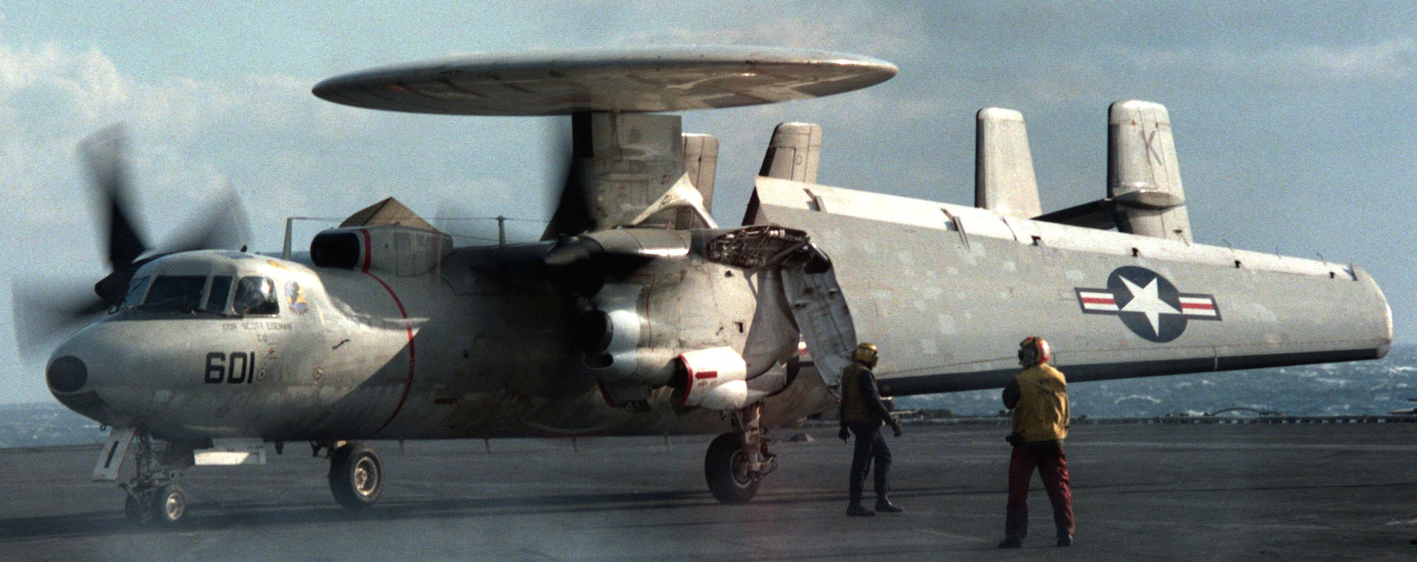 vaw-127 seabats carrier airborne early warning squadron e-2c hawkeye cvw-13 cv-43 uss coral sea lybia 1986 04