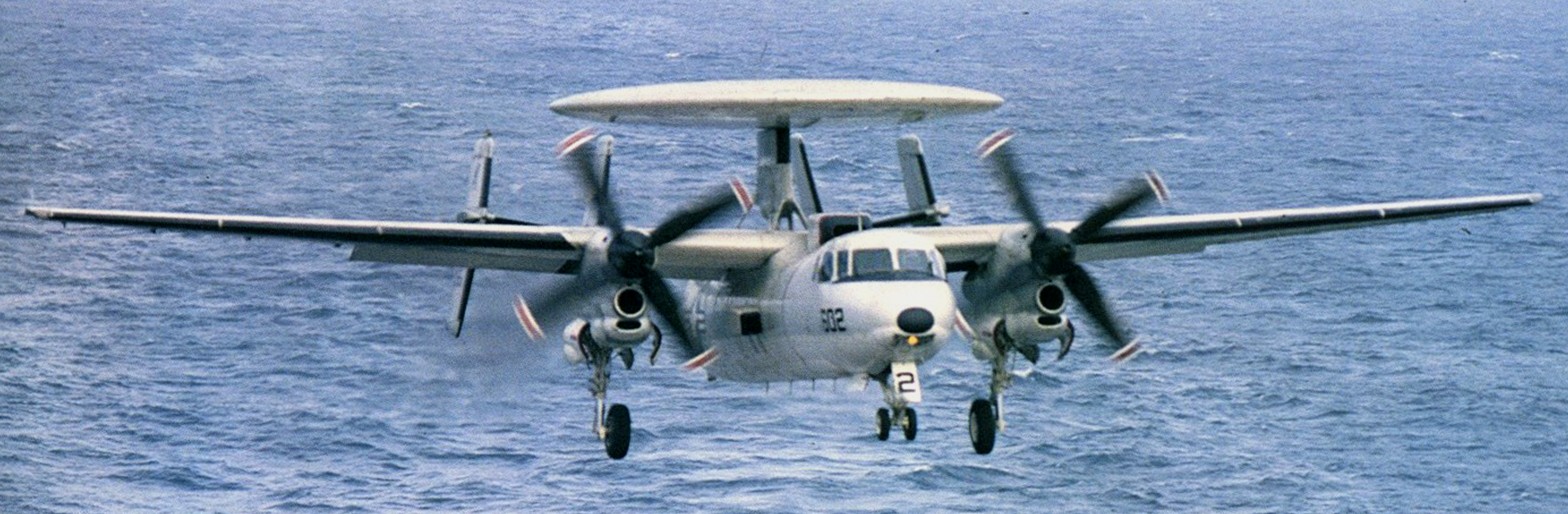 vaw-127 seabats carrier airborne early warning squadron e-2c hawkeye cvw-13 cv-43 uss coral sea 07