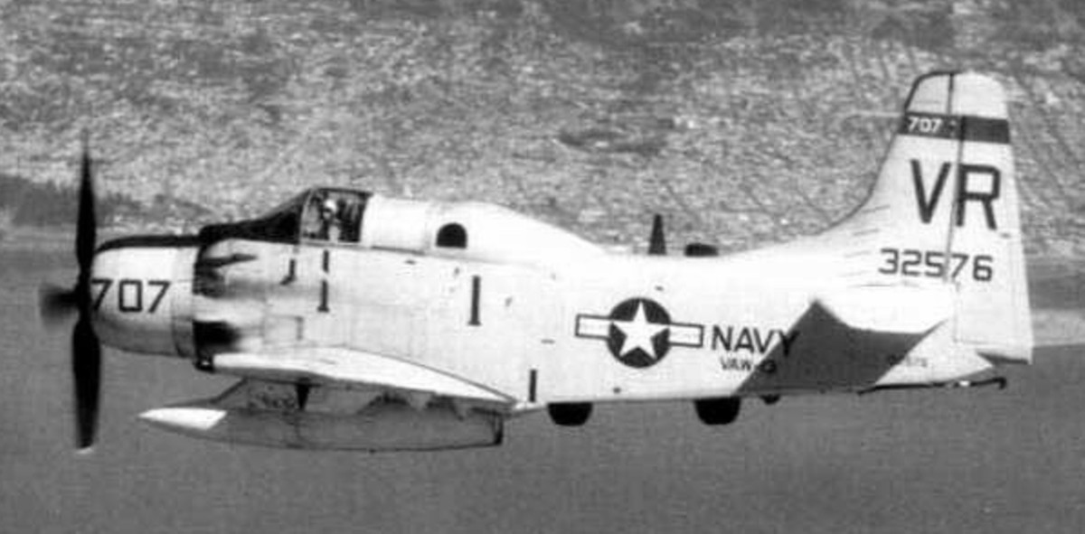 vaw-13 zappers carrier airborne early warning squadron us navy douglas ad-5q skyraider 19