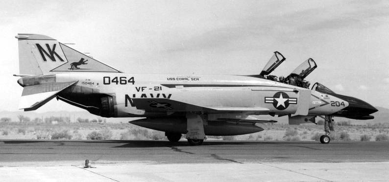 vf-21 freelancers fighter squadron f-4n phantom cvw-14