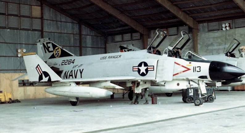 fighter squadron vf-21 freelancers f-4b phantom cvw-2 uss ranger cva 61