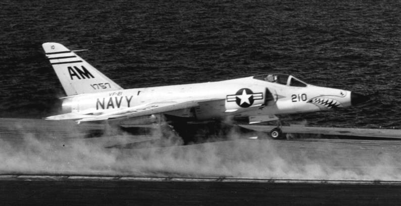 vf-21 mach busters fighter squadron f11f tiger cvg-8 uss ranger cva 61