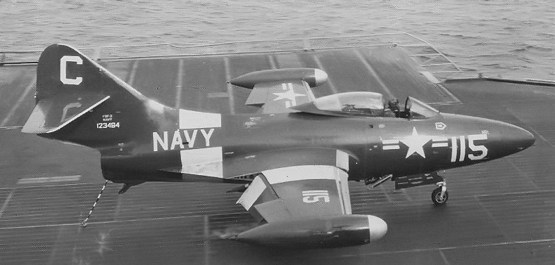 vf-21 mach busters fighter squadron f9f panther cvg-6 uss midway cvb 41