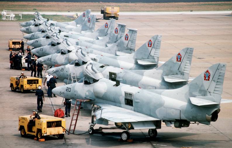 vf-43 challengers fighter squadron a-4f skyhawk nas oceana virginia