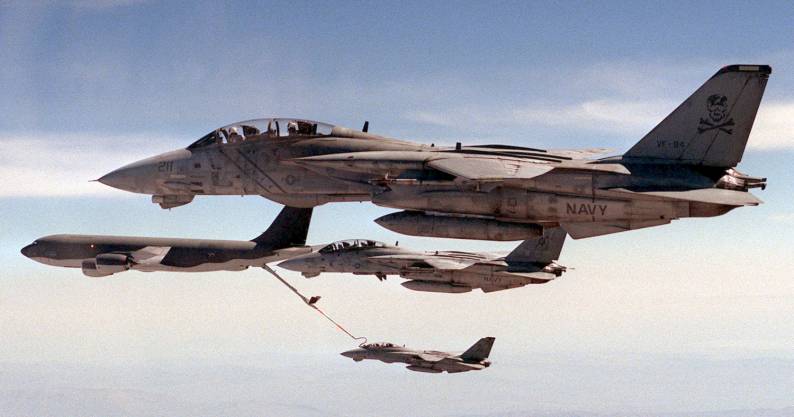 fighter squadron vf-84 jolly rogers f-14 tomcat cvw-8 uss theodore roosevelt cvn 71 gulf war 1991