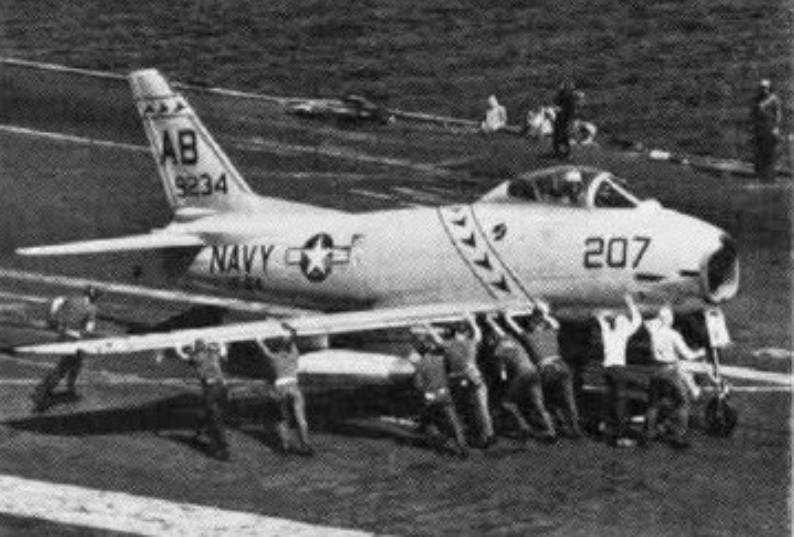 fighter squadron vf-84 vagabonds fj-3m fury cvg-1 uss forrestal cva 59