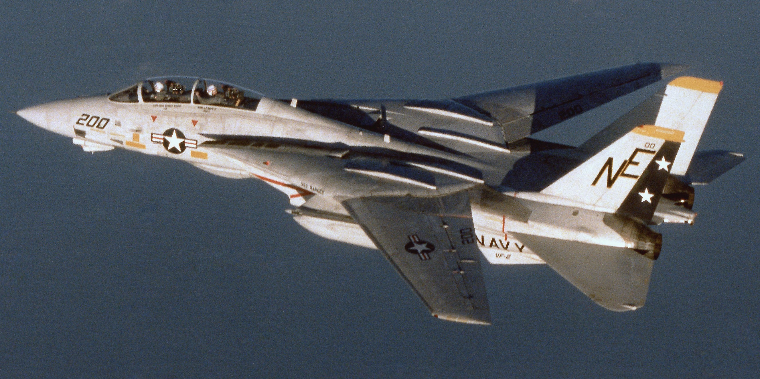 vf-2 bounty hunters fighter squadron fitron f-14a tomcat carrier air wing cvw-2 uss ranger cv-61 07