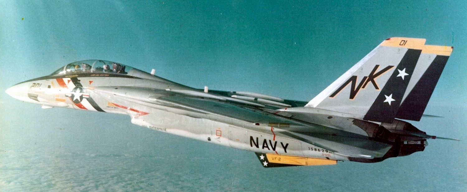 vf-2 bounty hunters fighter squadron fitron f-14a tomcat carrier air wing cvw-14 63