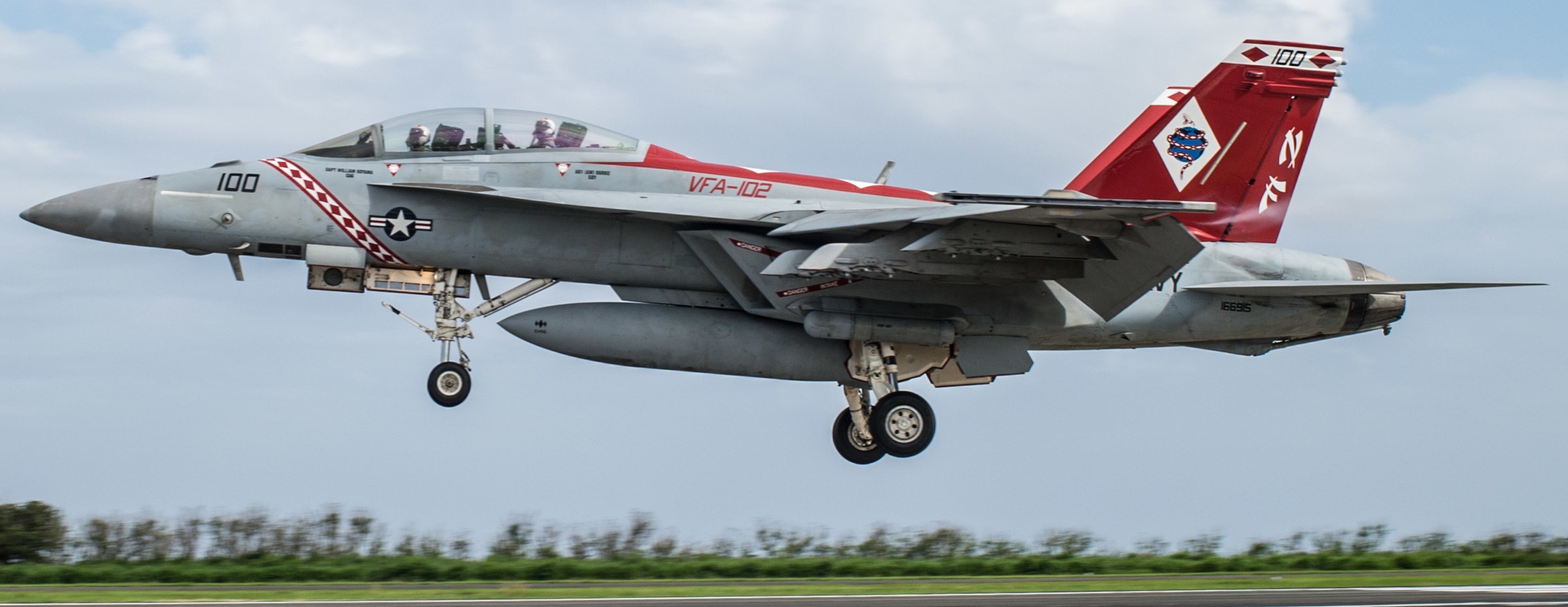 vfa-102 diamondbacks strike fighter squadron f/a-18f super hornet cvw-5 iwo to jima island 2015 12