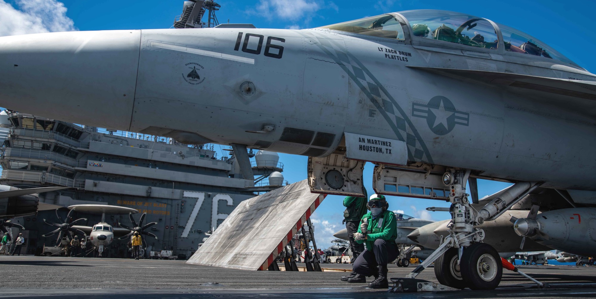 vfa-102 diamondbacks strike fighter squadron f/a-18f super hornet cvw-5 cvn-76 uss ronald reagan 30