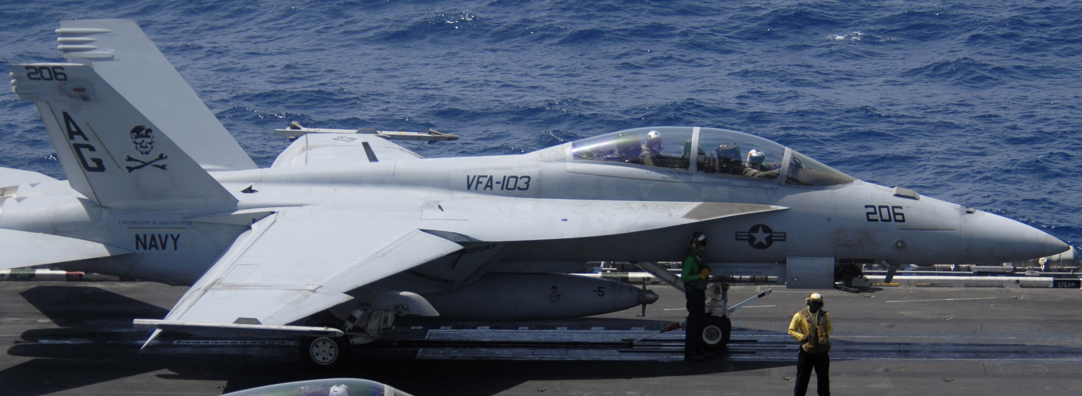 vfa-103 jolly rogers strike fighter squadron f/a-18f super hornet cvw-7 cvn-69 uss dwight d. eisenhower 2010 17