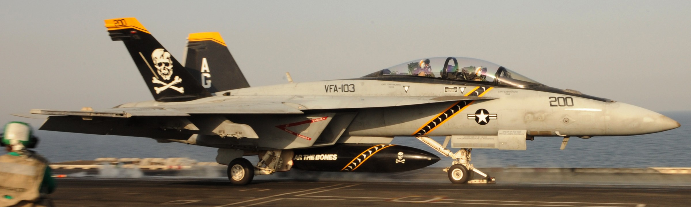 vfa-103 jolly rogers strike fighter squadron f/a-18f super hornet cvw-7 cvn-69 uss dwight d. eisenhower 21