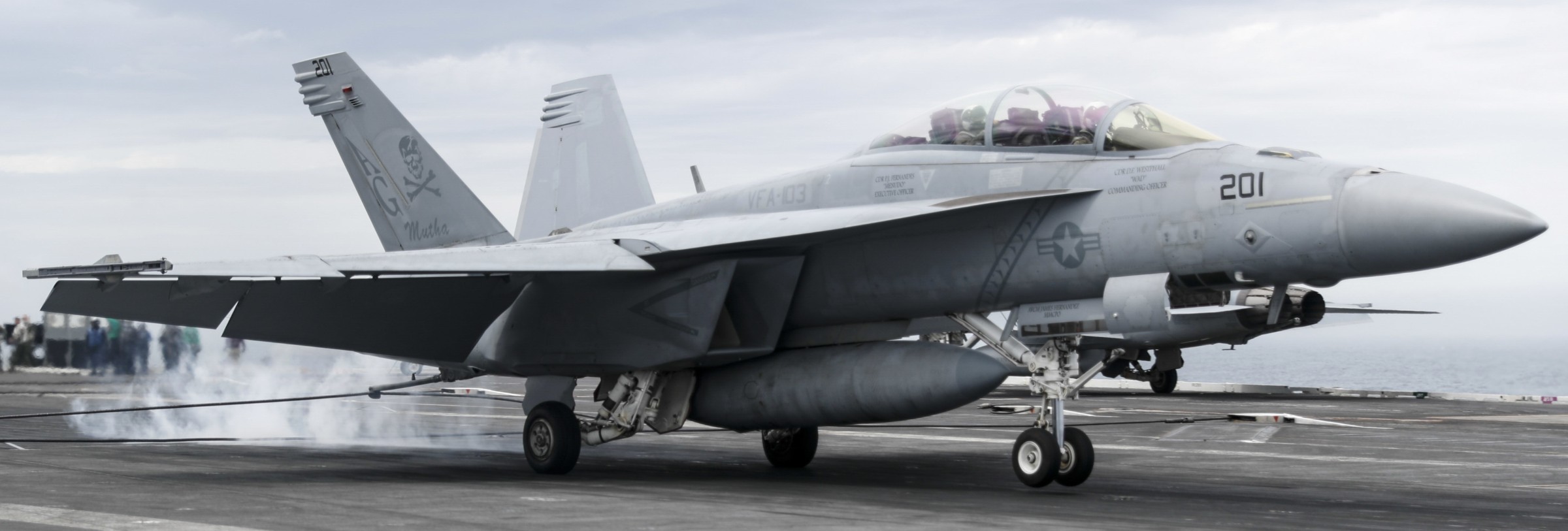 vfa-103 jolly rogers strike fighter squadron f/a-18f super hornet cvw-7 cvn-72 uss abraham lincoln 37