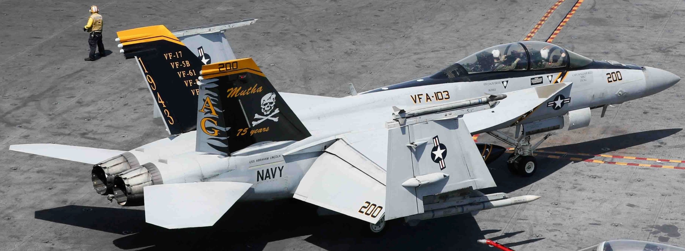 vfa-103 jolly rogers strike fighter squadron f/a-18f super hornet cvw-7 cvn-72 uss abraham lincoln 38