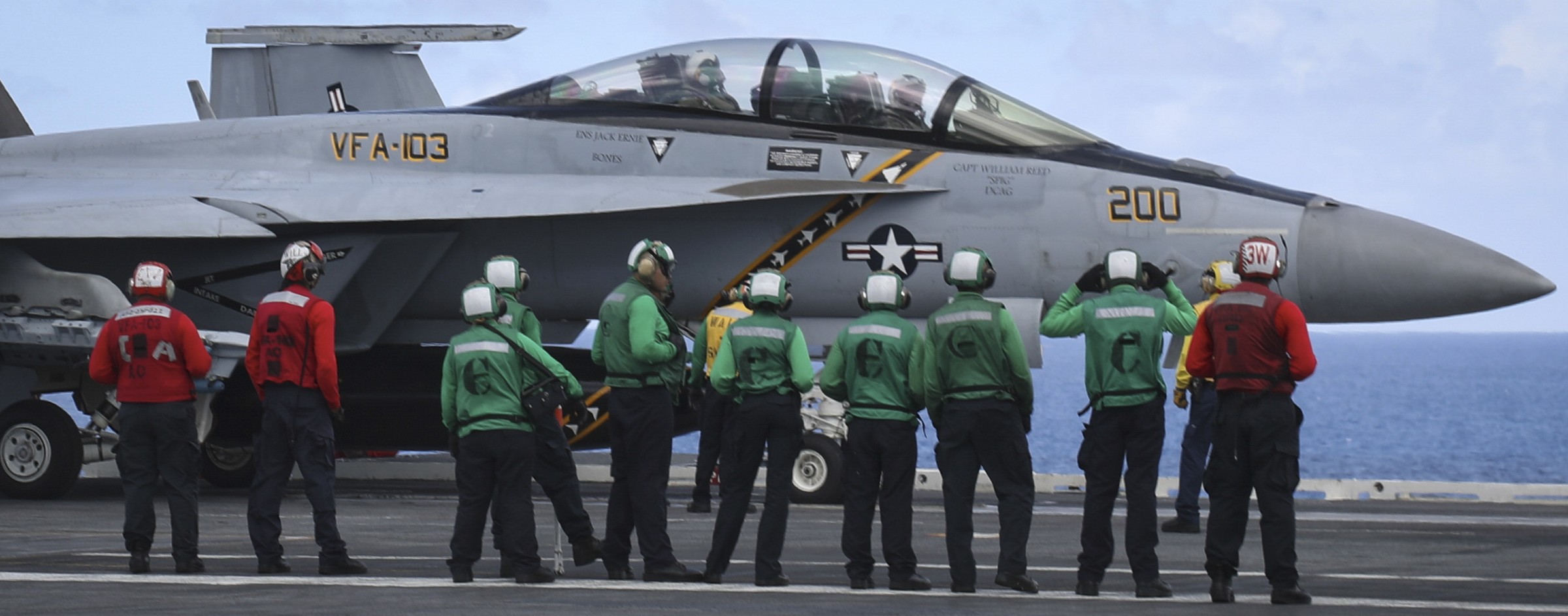 vfa-103 jolly rogers strike fighter squadron f/a-18f super hornet cvw-7 cvn-72 uss abraham lincoln 40