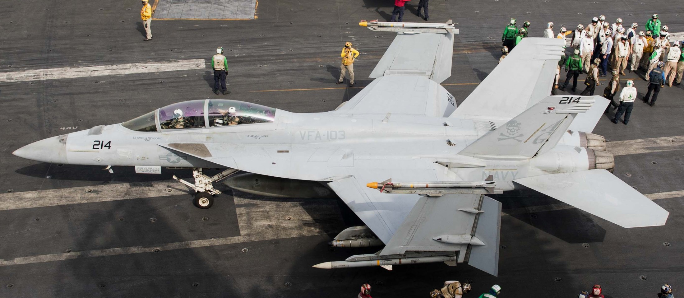 vfa-103 jolly rogers strike fighter squadron f/a-18f super hornet cvw-7 cvn-72 uss abraham lincoln 54