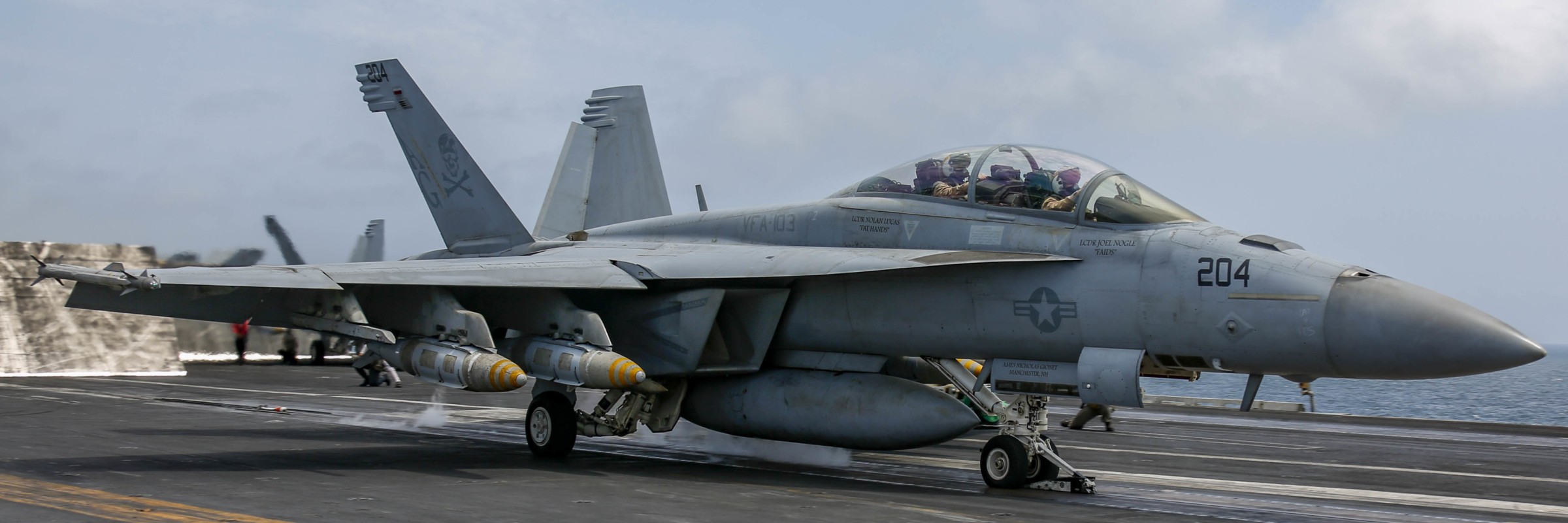 vfa-103 jolly rogers strike fighter squadron f/a-18f super hornet cvw-7 cvn-72 uss abraham lincoln 57