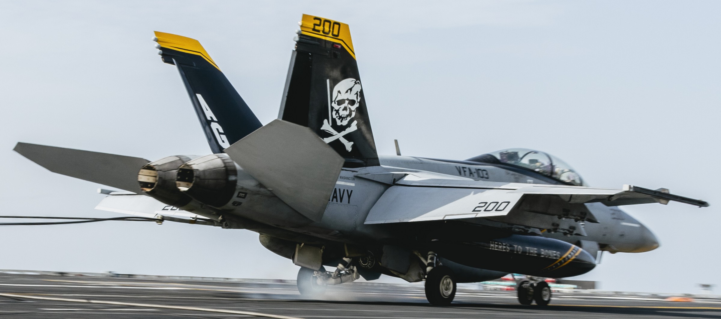 vfa-103 jolly rogers strike fighter squadron f/a-18f super hornet cvw-7 cvn-73 uss george washington 2024 104