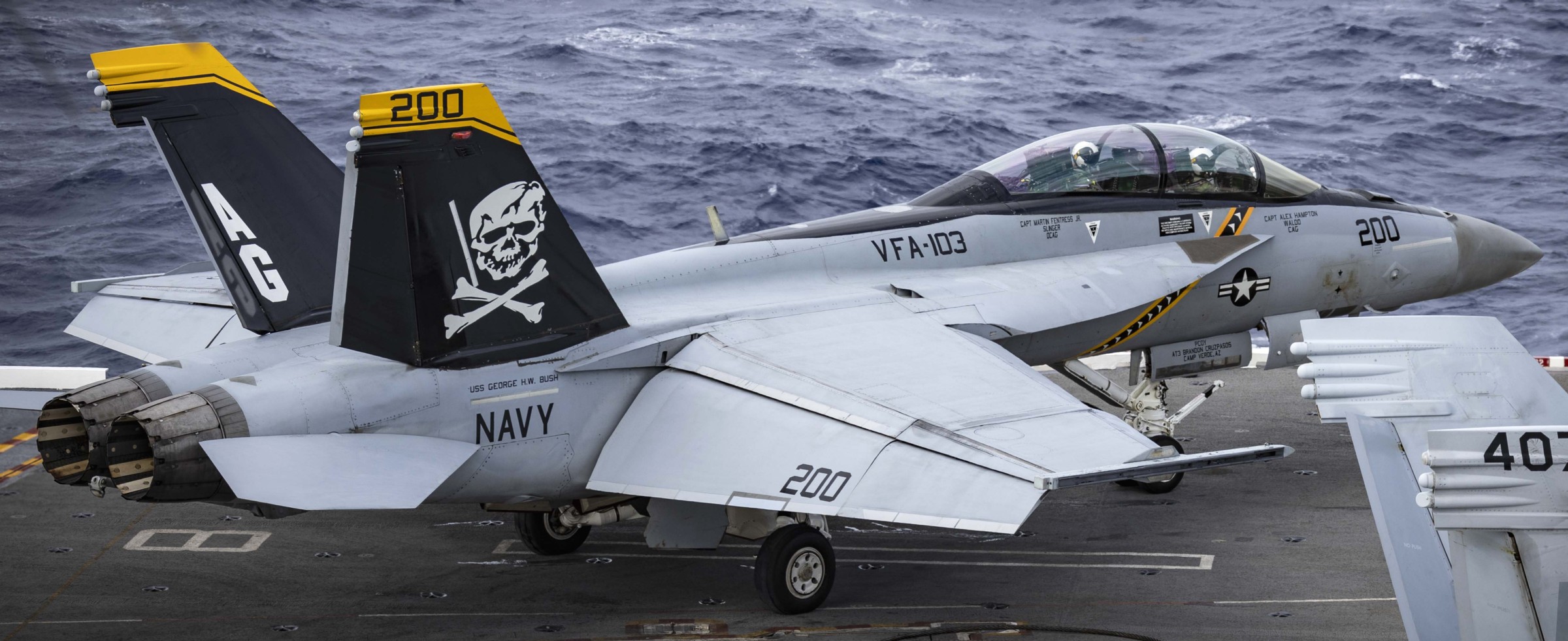 vfa-103 jolly rogers strike fighter squadron f/a-18f super hornet cvn-78 uss gerald r. ford 108