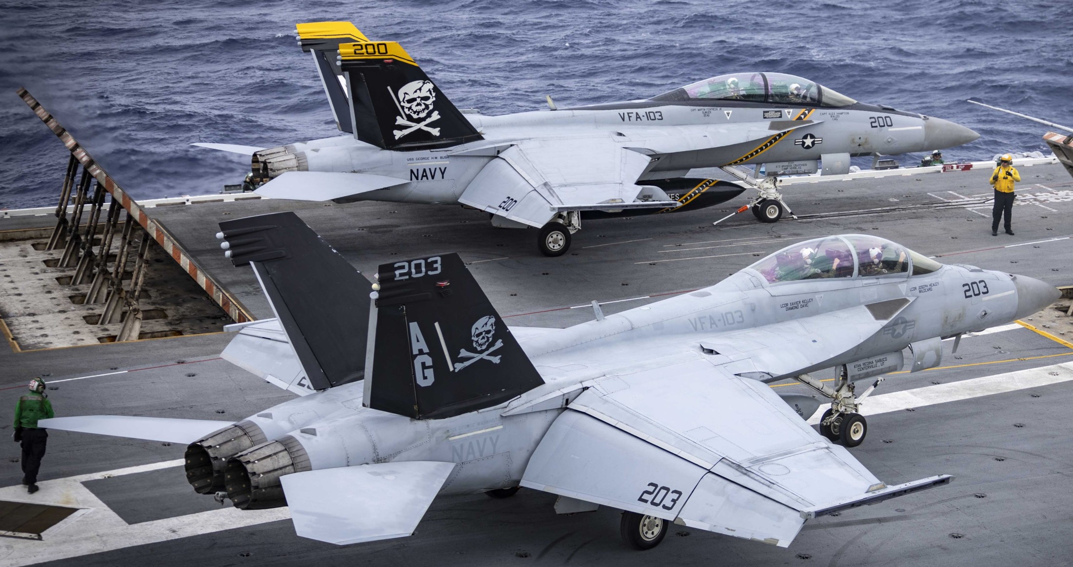 vfa-103 jolly rogers strike fighter squadron f/a-18f super hornet cvn-78 uss gerald r. ford 2024 109