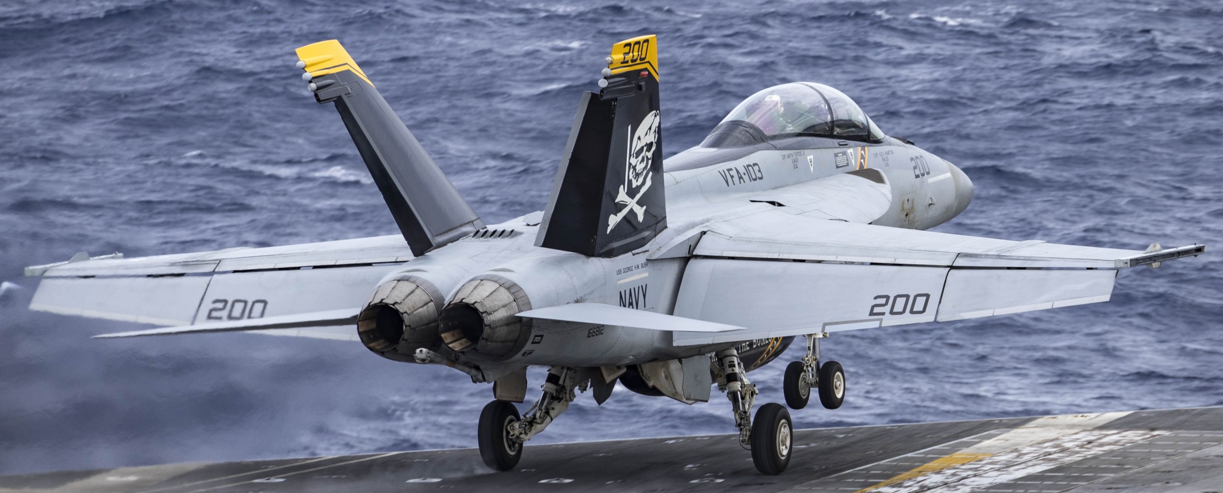 vfa-103 jolly rogers strike fighter squadron f/a-18f super hornet cvn-78 uss gerald r. ford 110