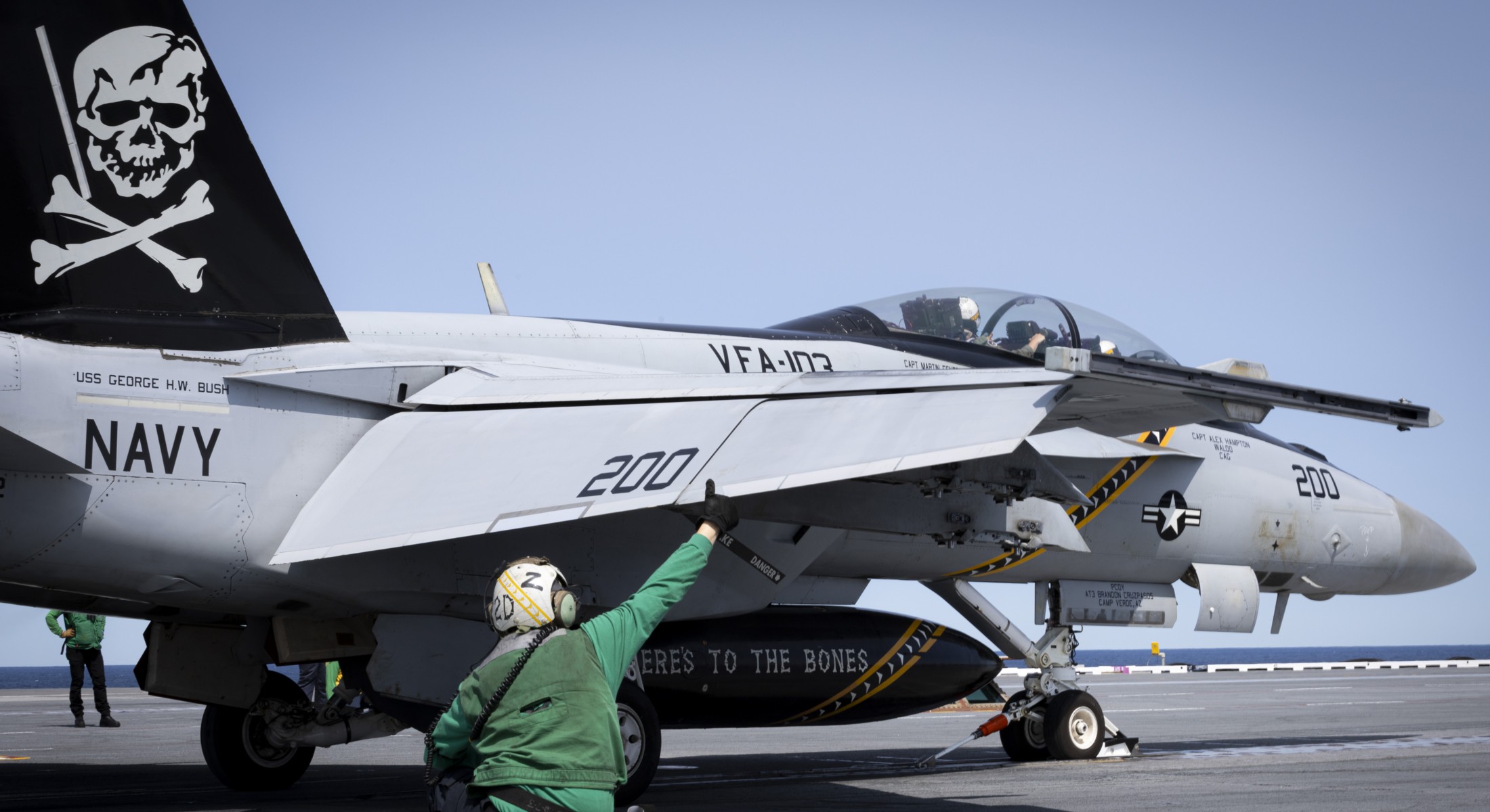 vfa-103 jolly rogers strike fighter squadron f/a-18f super hornet cvn-78 uss gerald r. ford 115