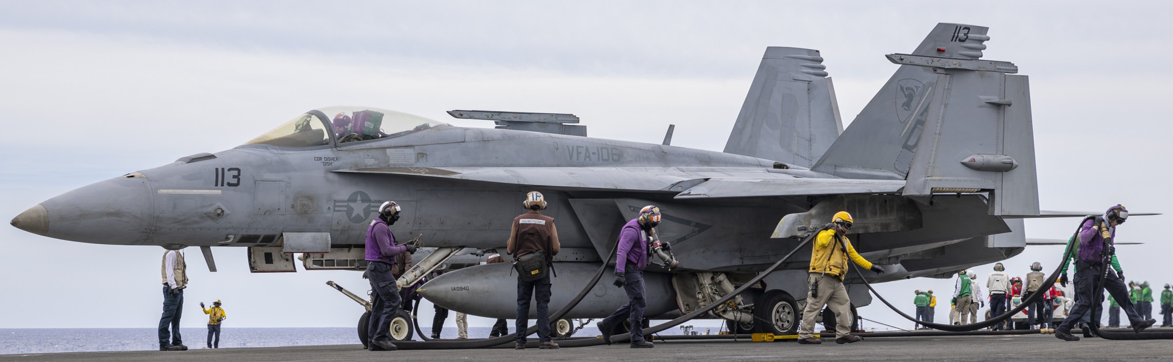 vfa-106 gladiators strike fighter squadron f/a-18f super hornet cvn-75 uss harry s. truman 2024 176