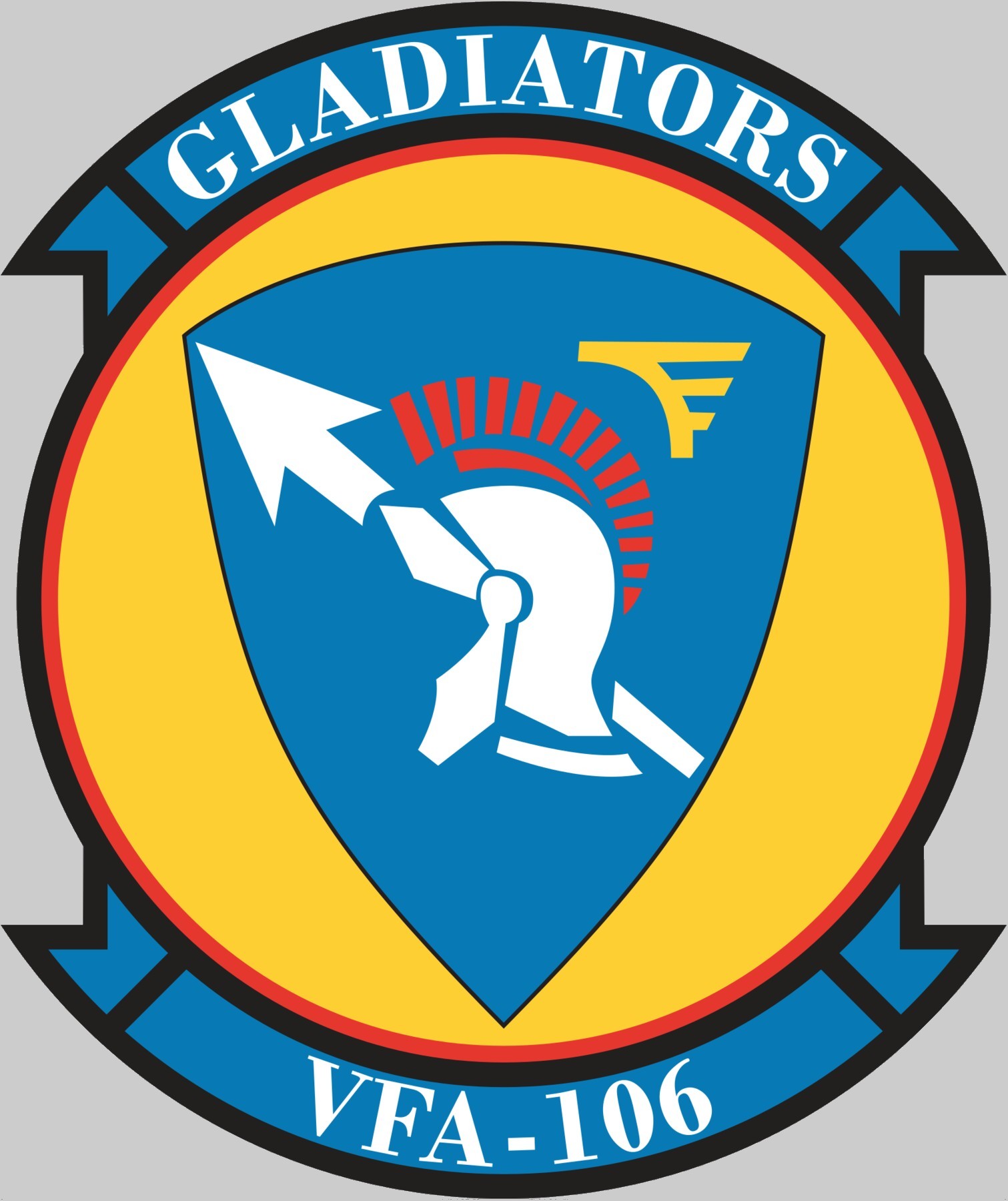 vfa-106 gladiators insignis crest patch badge strike fighter squadron us navy 02x