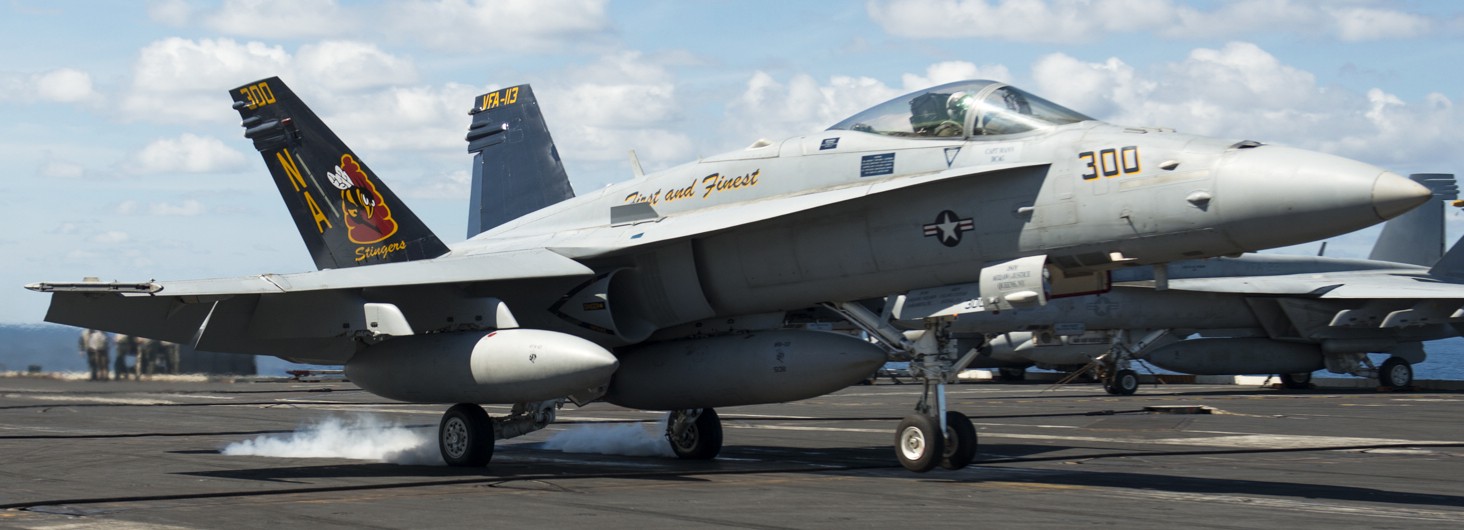 vfa-113 stingers strike fighter squadron f/a-18c hornet cvw-17 cvn-70 uss carl vinson 126