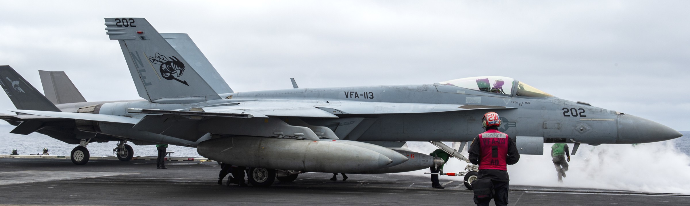 vfa-113 stingers strike fighter squadron f/a-18e super hornet cvw-2 cvn-70 uss carl vinson 147