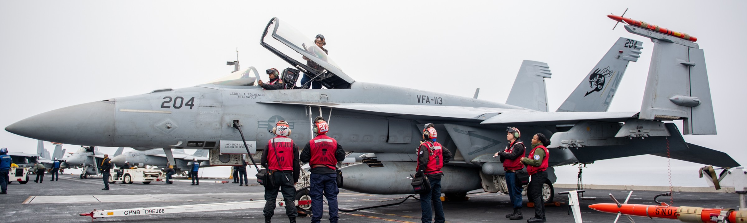 vfa-113 stingers strike fighter squadron f/a-18e super hornet cvw-2 cvn-70 uss carl vinson 148