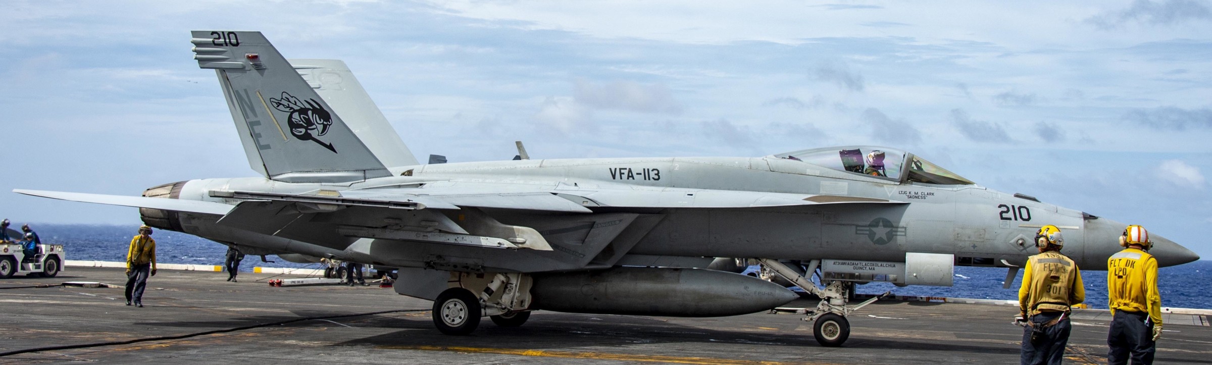 vfa-113 stingers strike fighter squadron f/a-18e super hornet cvw-2 cvn-70 uss carl vinson 162