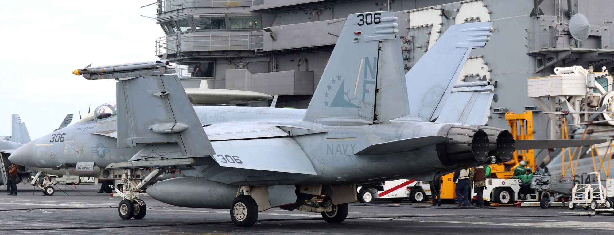 vfa-115 eagles strike fighter squadron f/a-18e super hornet cvw-5 cvn-76 uss ronald reagan 93