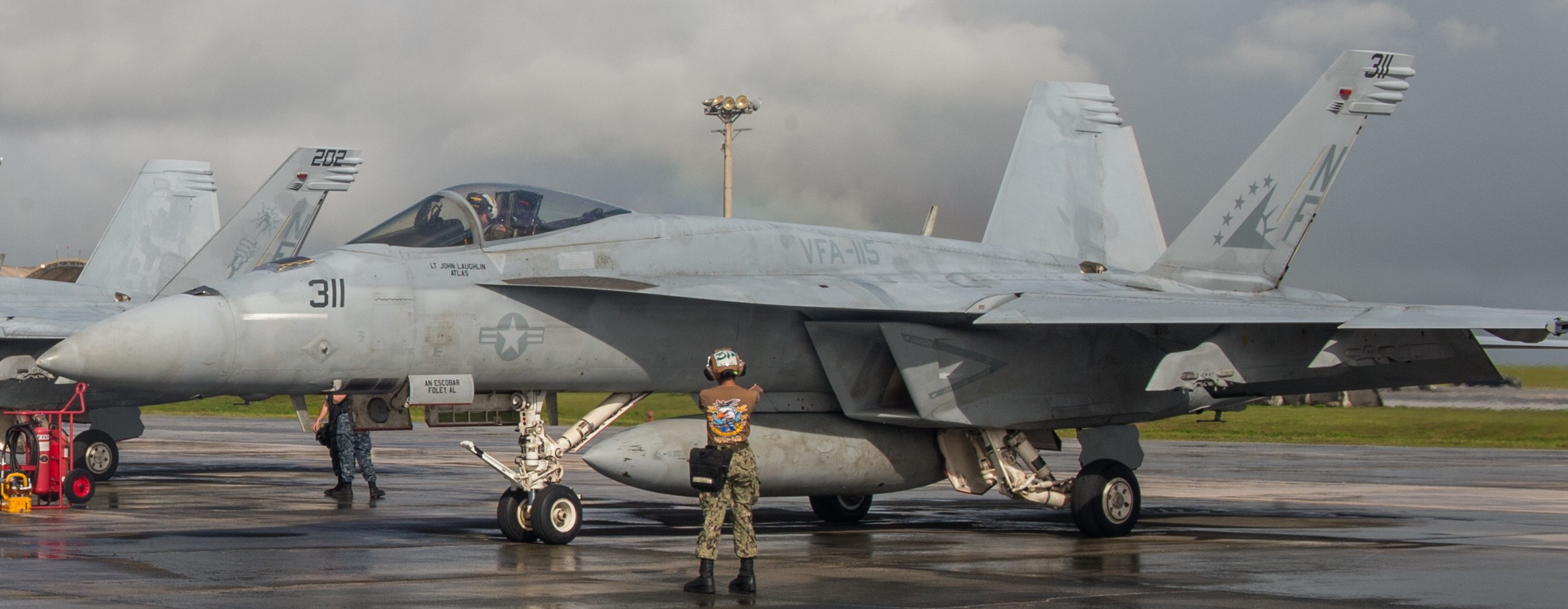 vfa-115 eagles strike fighter squadron f/a-18e super hornet cvw-5 andersen afb guam 2018 110