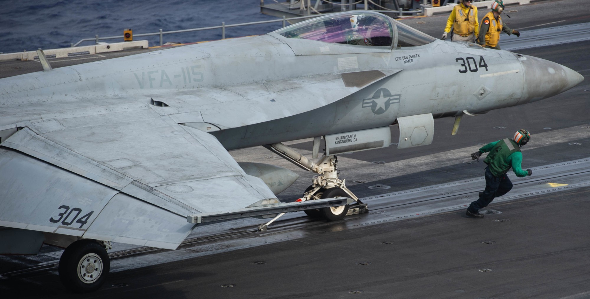 vfa-115 eagles strike fighter squadron f/a-18e super hornet cvw-5 cvn-76 uss ronald reagan 111