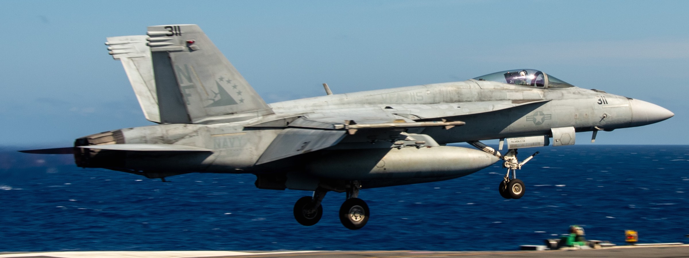 vfa-115 eagles strike fighter squadron f/a-18e super hornet cvw-5 cvn-76 uss ronald reagan 135