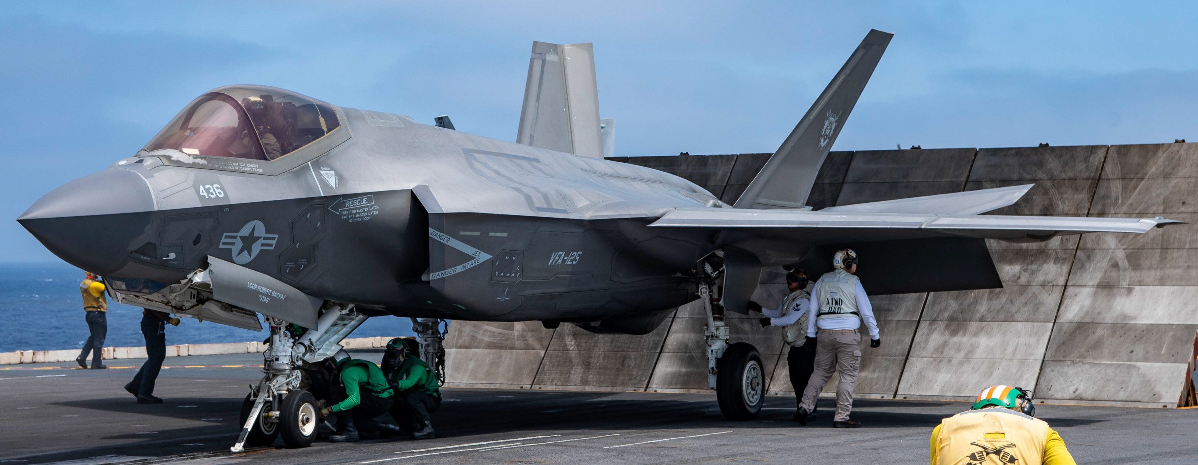 vfa-125 rough raiders strike fighter squadron f-35c lightning ii navy cvn-68 uss nimitz 2024 96