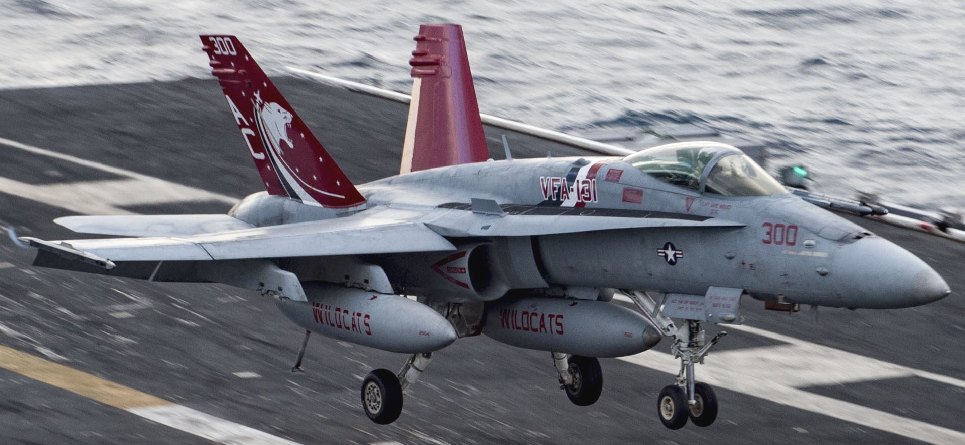 vfa-131 wildcats strike fighter squadron f/a-18c hornet cvw-3 cvn-69 uss dwight d. eisenhower 157