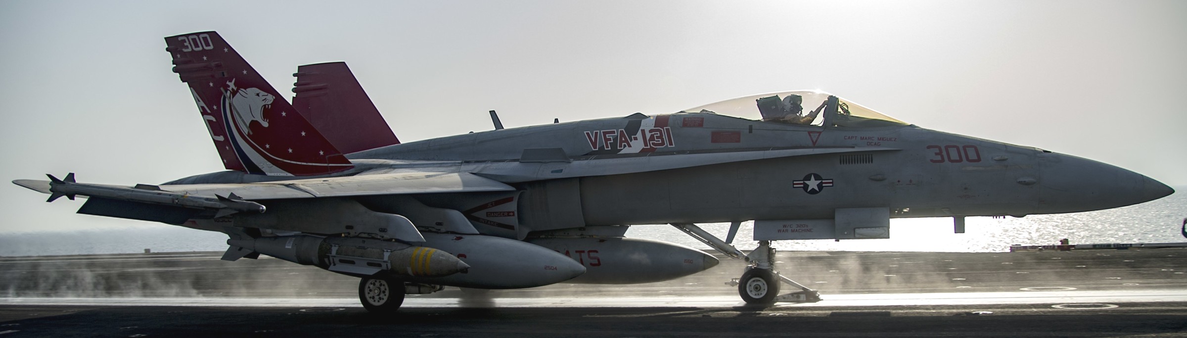 vfa-131 wildcats strike fighter squadron f/a-18c hornet cvw-3 cvn-69 uss dwight d. eisenhower 163