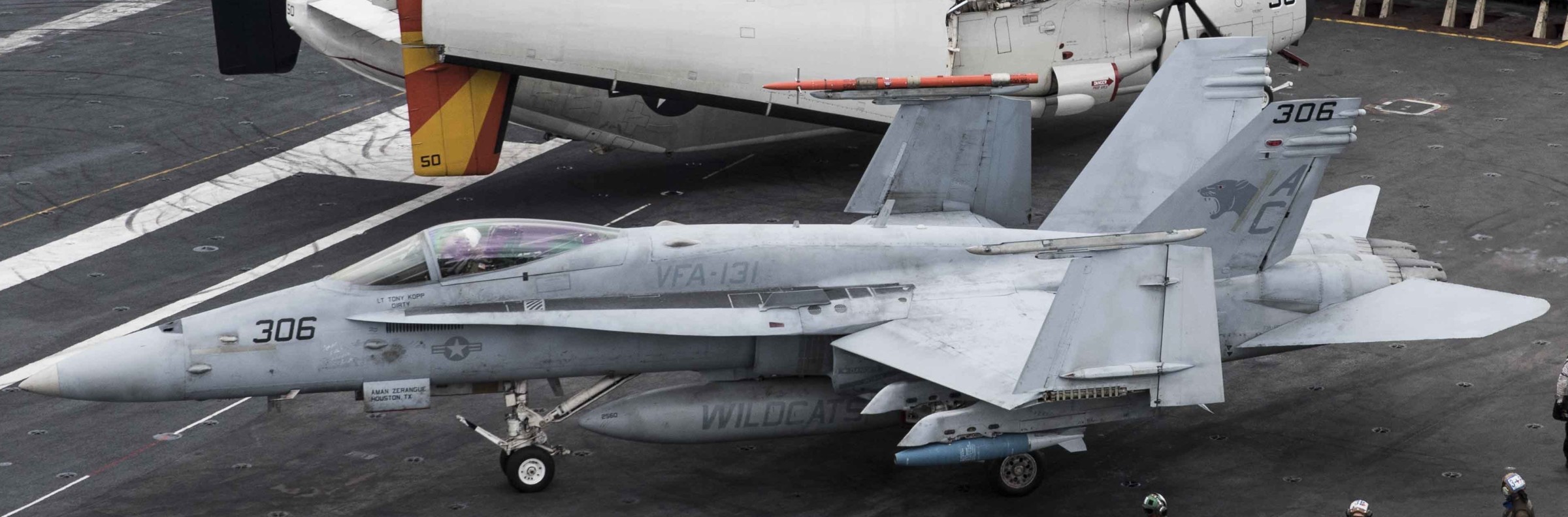 vfa-131 wildcats strike fighter squadron f/a-18c hornet cvw-3 cvn-69 uss dwight d. eisenhower 168