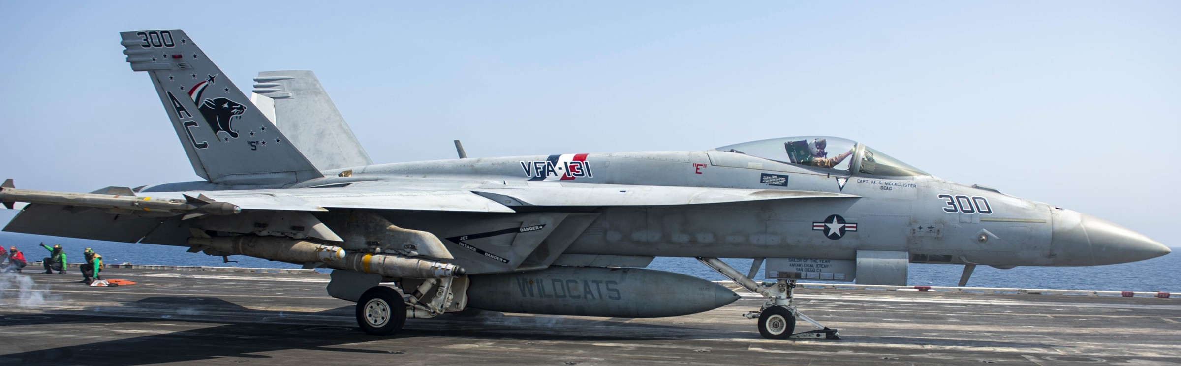 vfa-131 wildcats strike fighter squadron f/a-18e super hornet cvw-3 cvn-69 uss dwight d. eisenhower 192